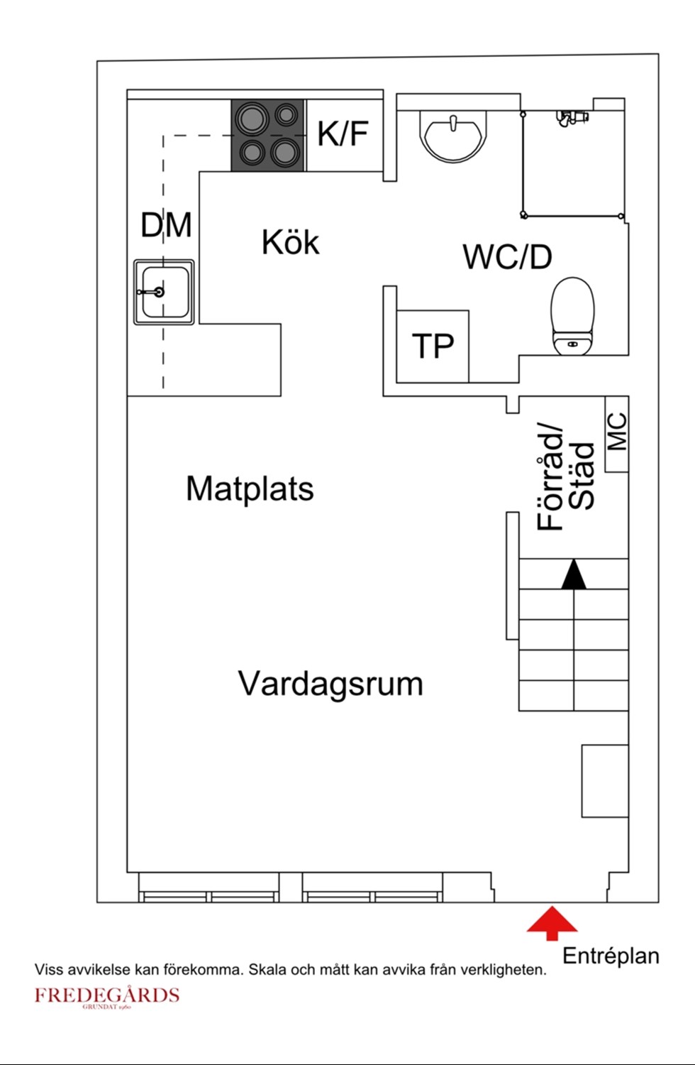 Planlösning för Grevgatan 29A