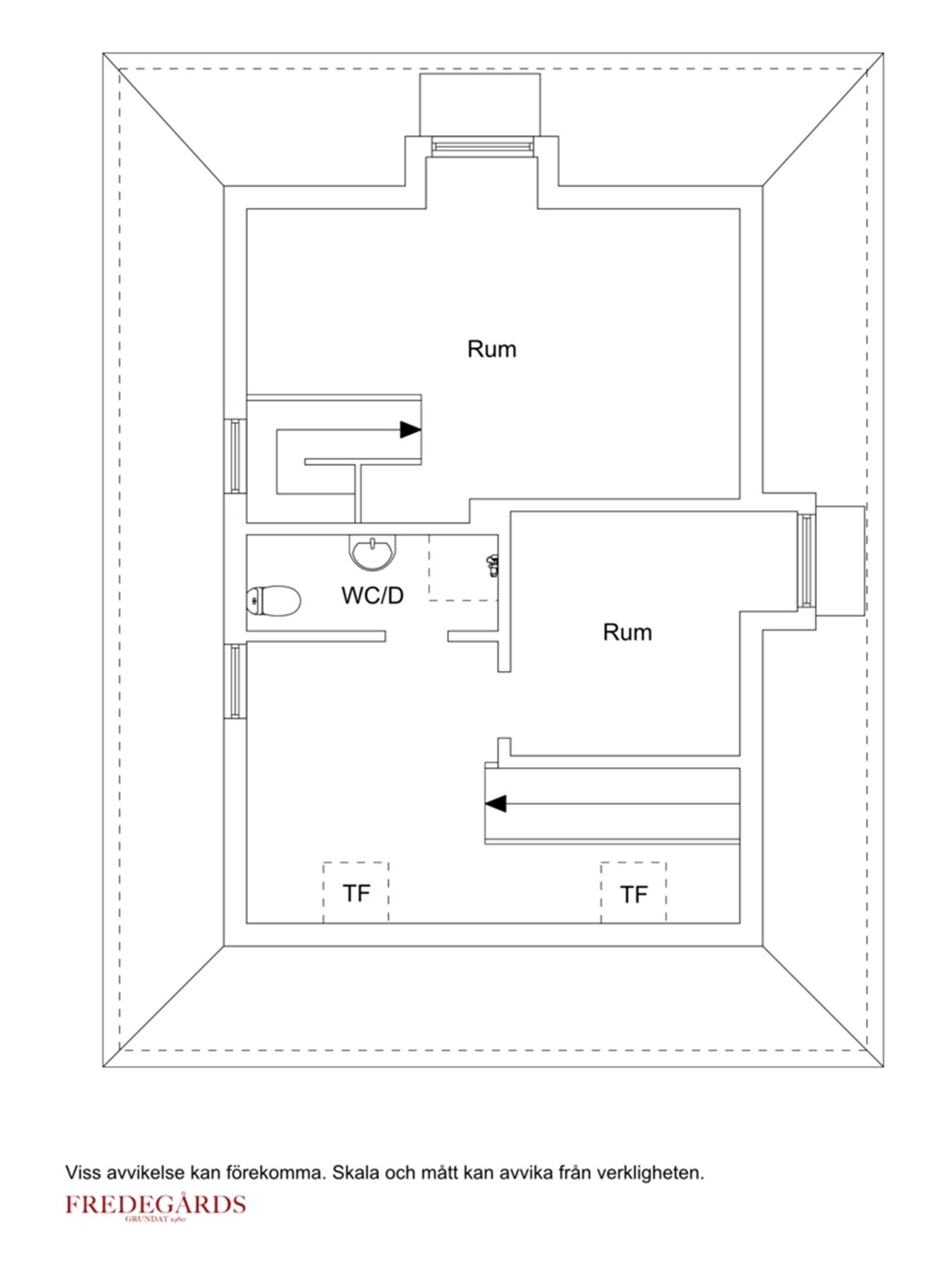 Planlösning för Alviksvägen 45