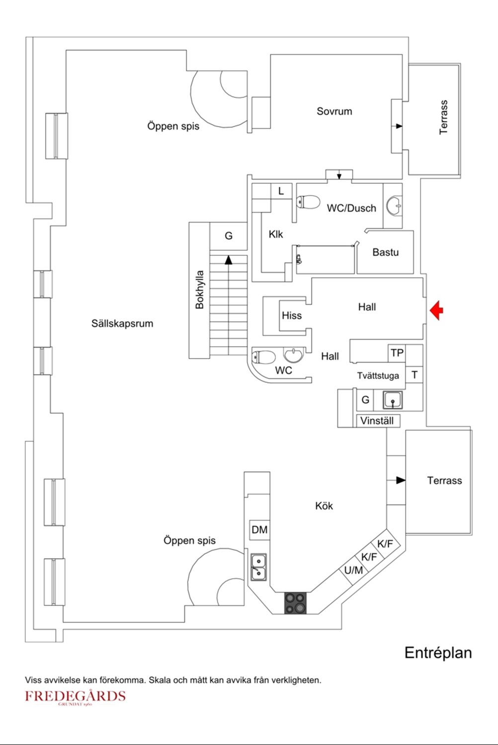 Planlösning för Bragevägen