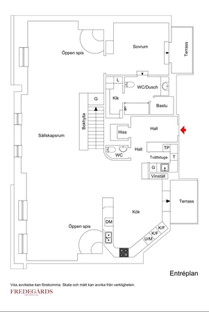 Planlösning för Bragevägen