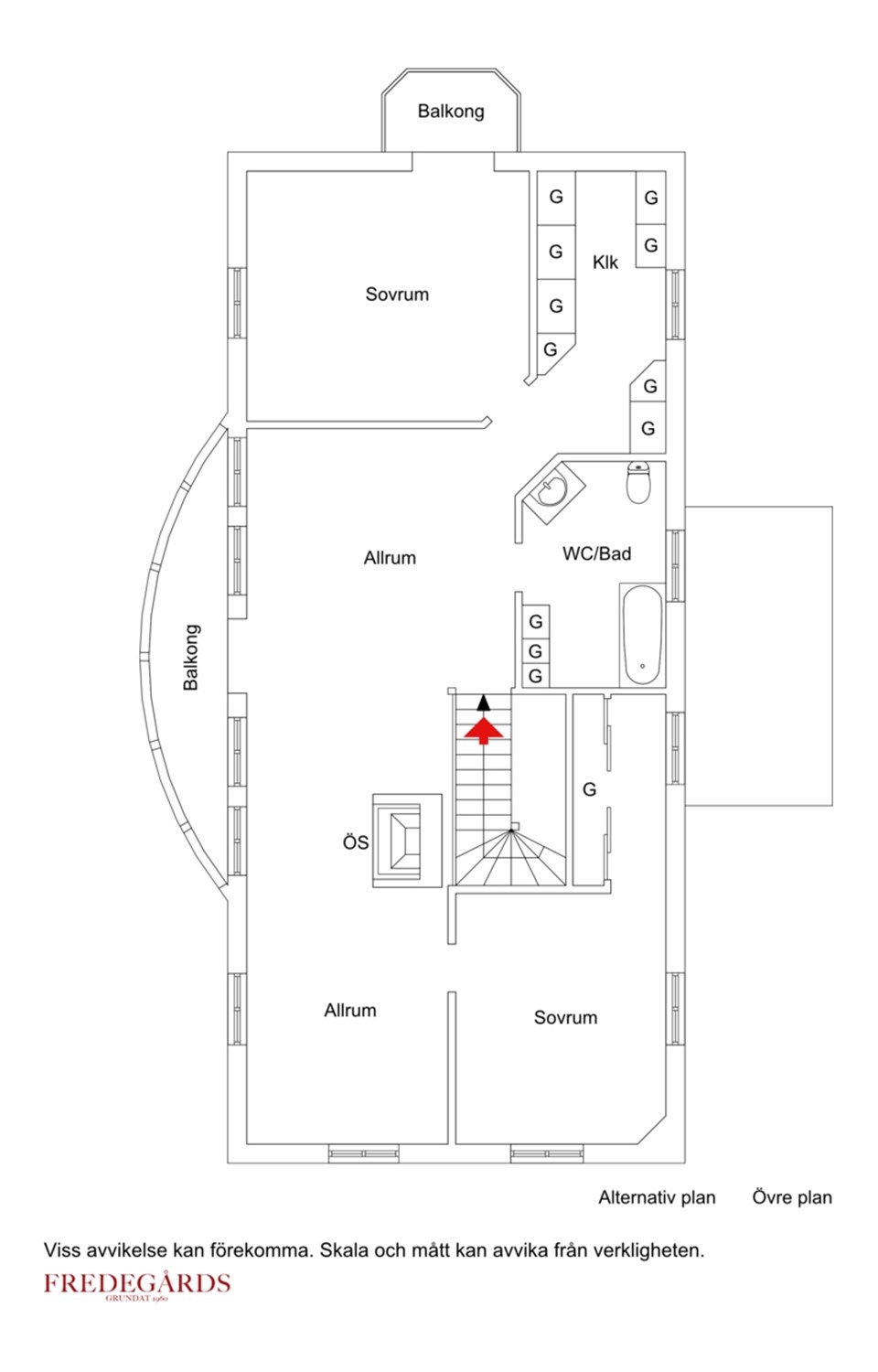 Planlösning för Holgattu 25