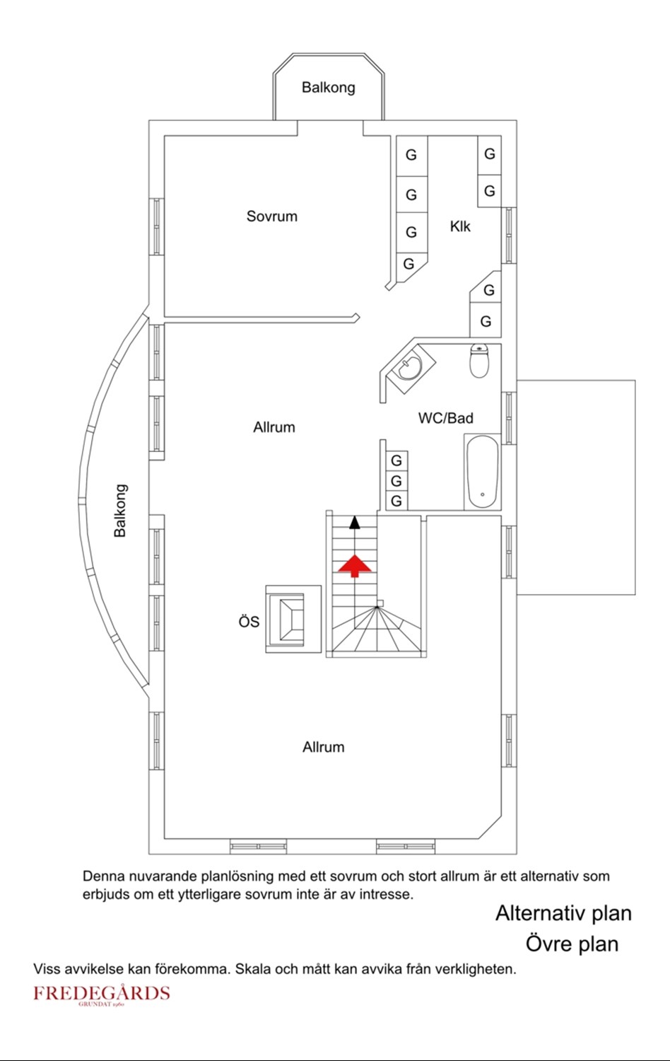 Planlösning för Holgattu 25
