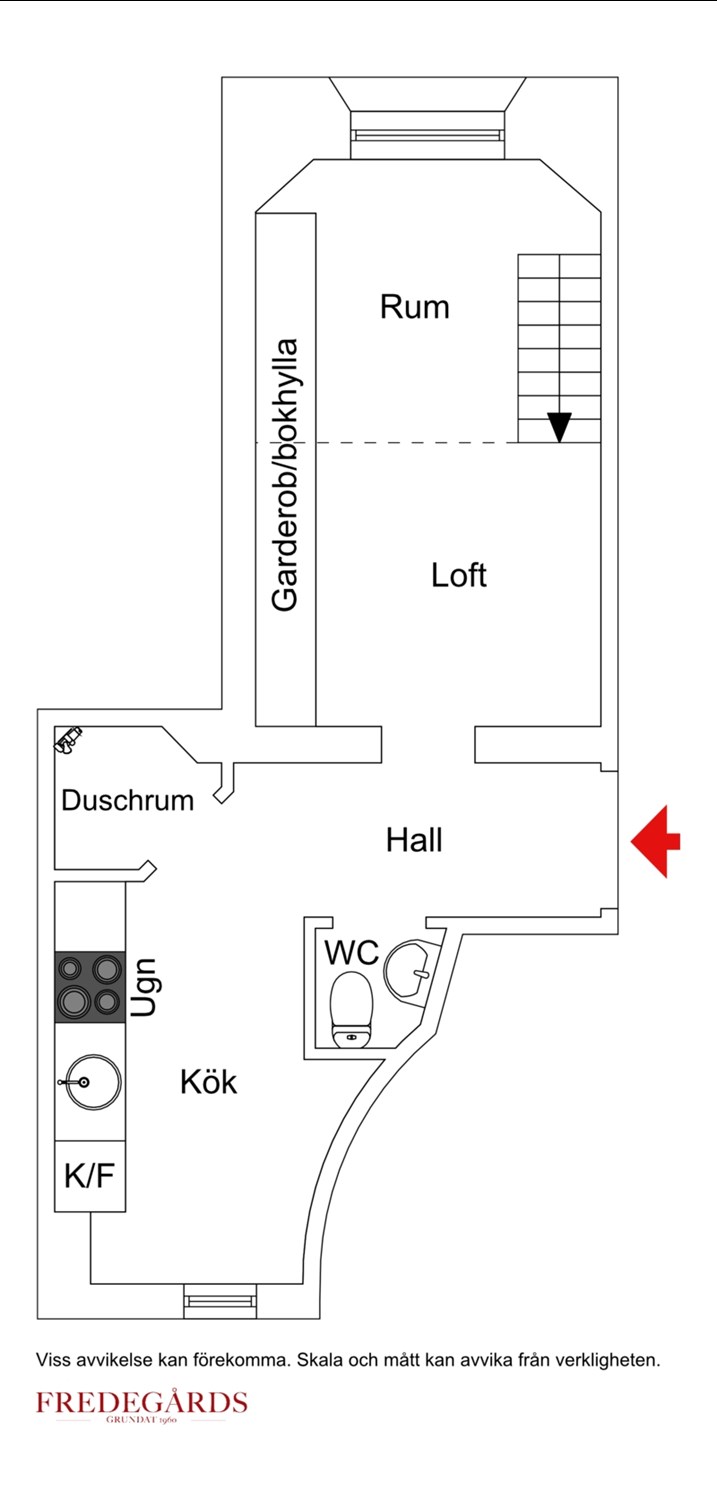 Planlösning för Storgatan 48