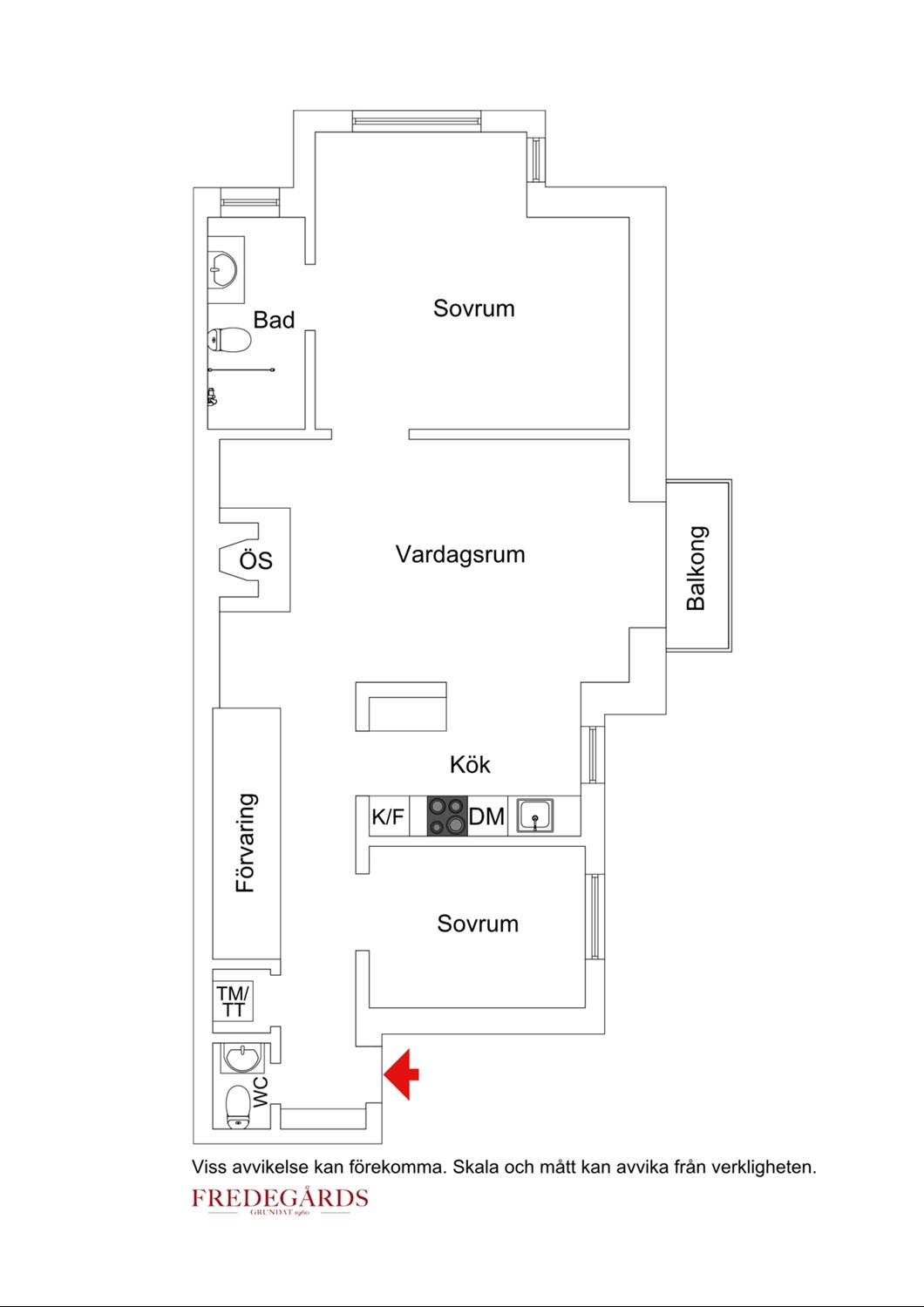 Planlösning för Kungsholms Strand 169