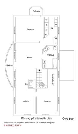 Planlösning för Holgattu 25