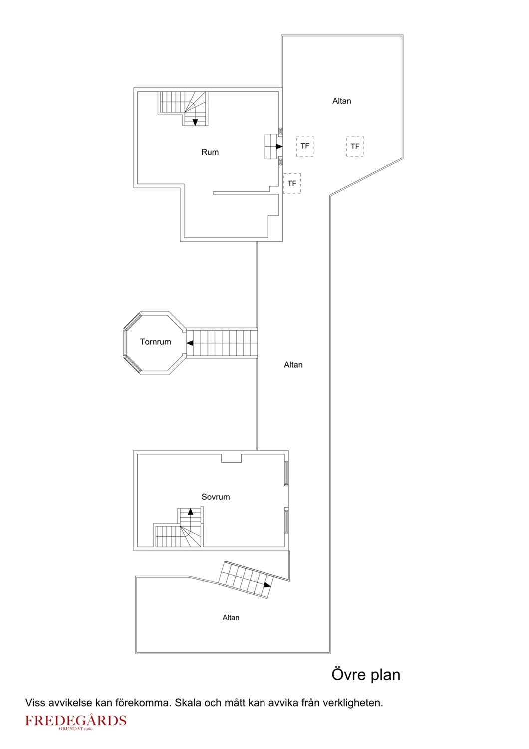 Planlösning för Pettersbergsvägen 45