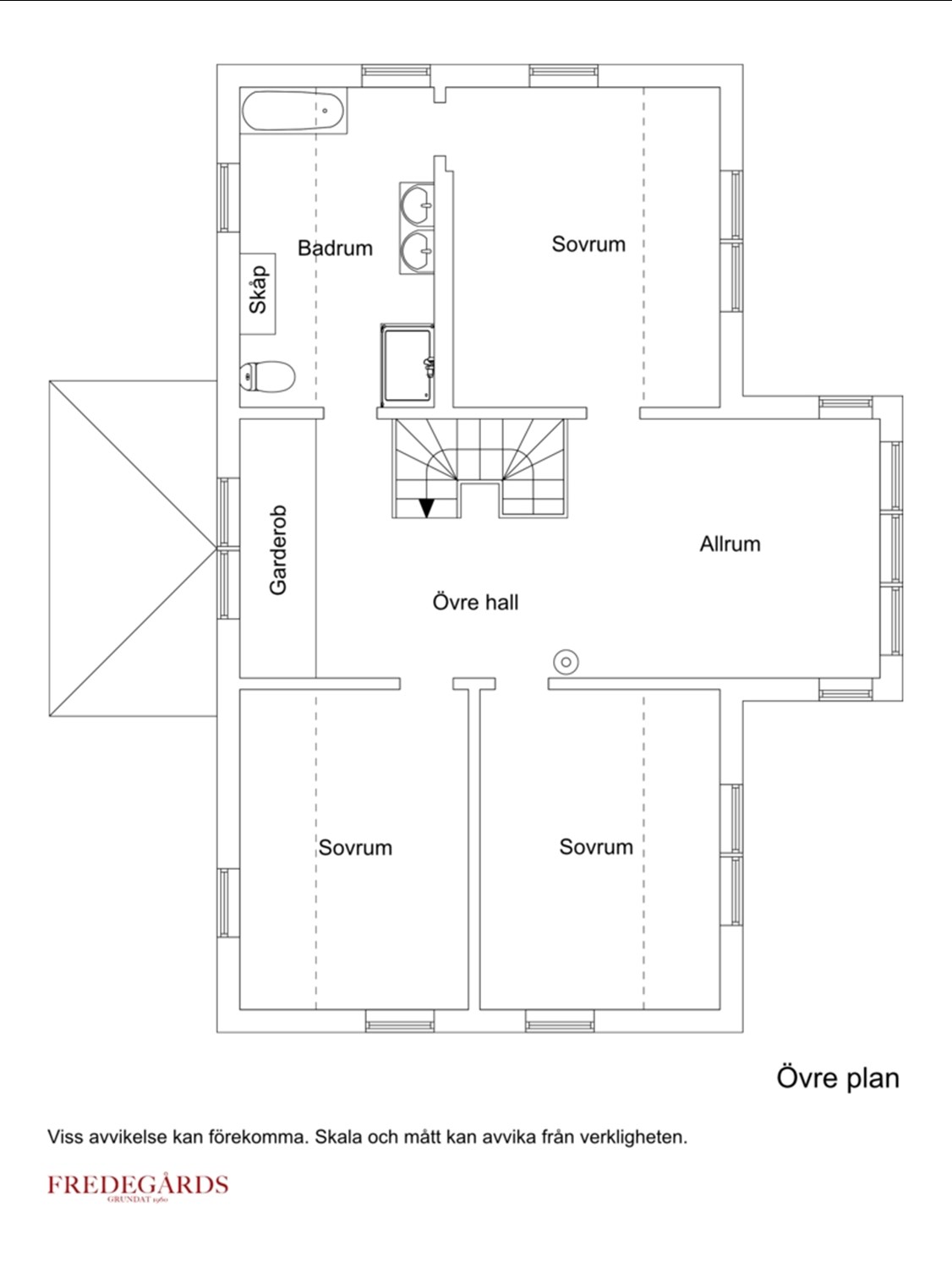 Planlösning för Sjövretsvägen 55