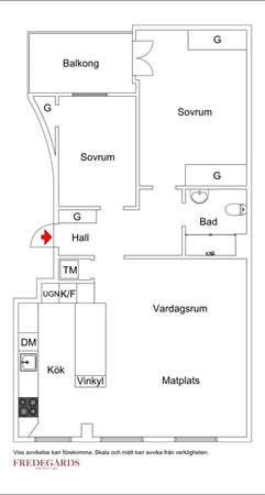 Planlösning för Västmannagatan 53