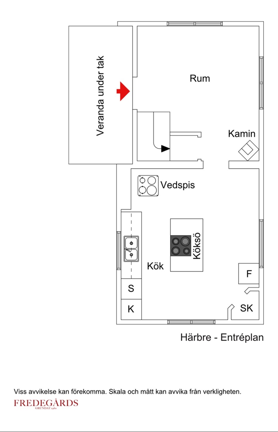 Planlösning för Granmorvägen 31
