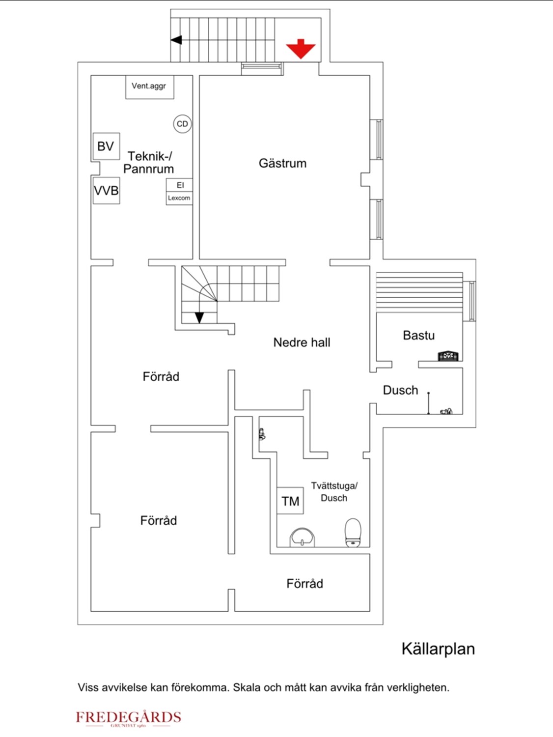 Planlösning för Sjövretsvägen 55